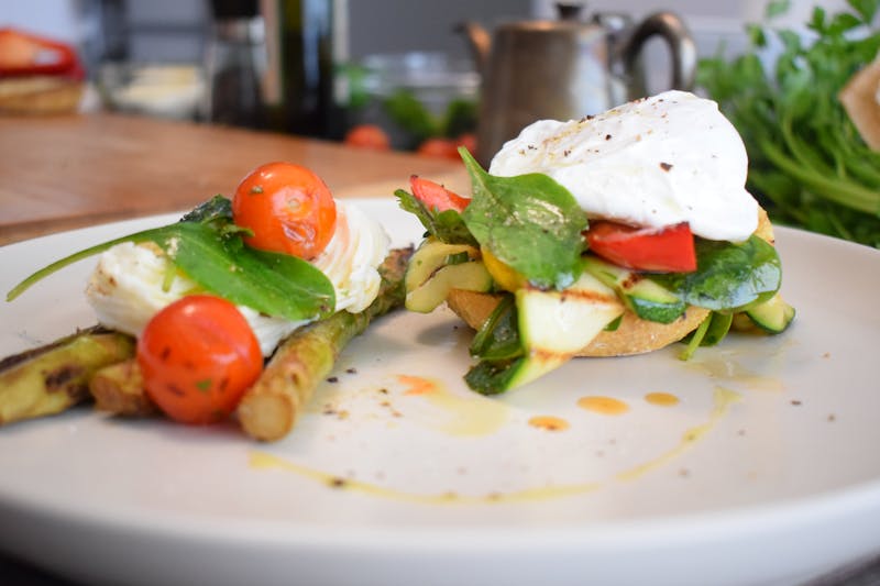 Rio Garden Salad with colorful vegetables and vinaigrette